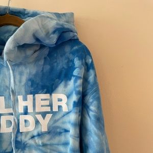 Call Her Daddy cropped hoodie
